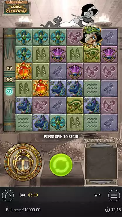 Charlie Chance and the Curse of Cleopatra Mobile Features -  Base Game
