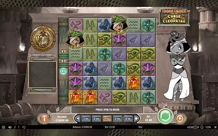 Charlie Chance and the Curse of Cleopatra RTP and Wagering