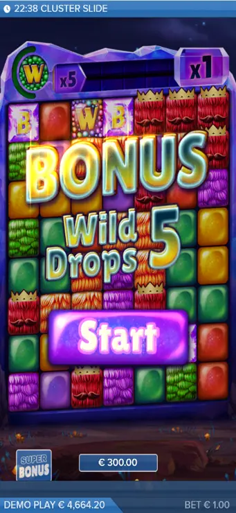 Cluster Slide - Mobile Bonus