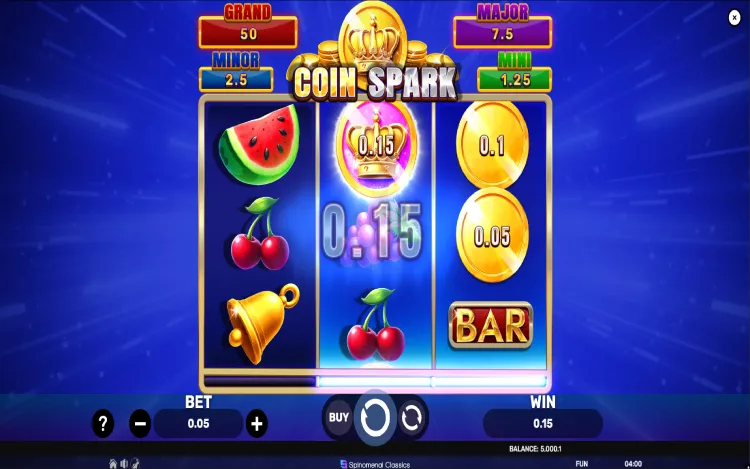 Coin Spark - Instant Win Feature