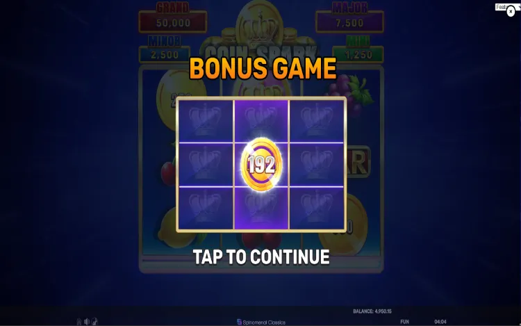 Coin Spark - Mobile Bonus Game