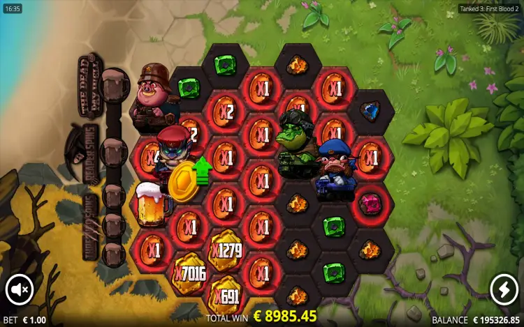 Tanked 3: First Blood 2 - Coinburst Feature