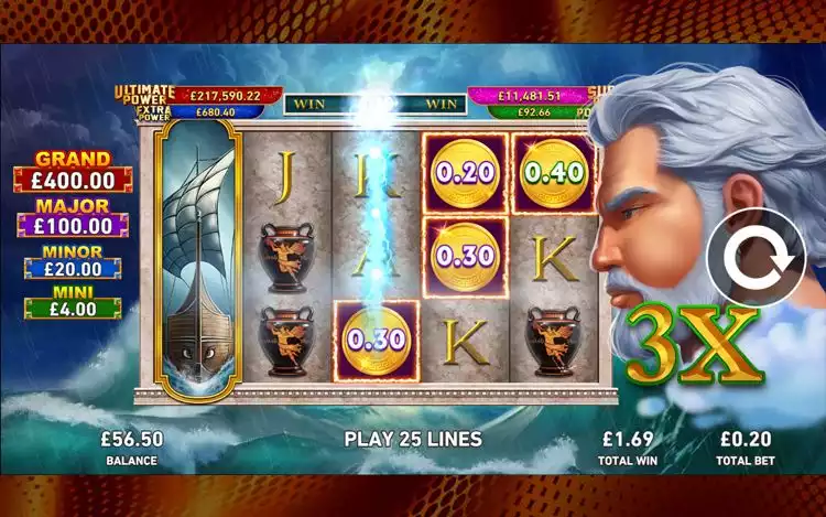 Age of the Gods: God of Storms FireBlaze Bonus Features - Coins and The Collector Symbol