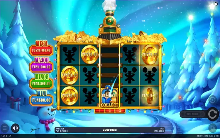Train Strike Hold and Win - Collect Feature