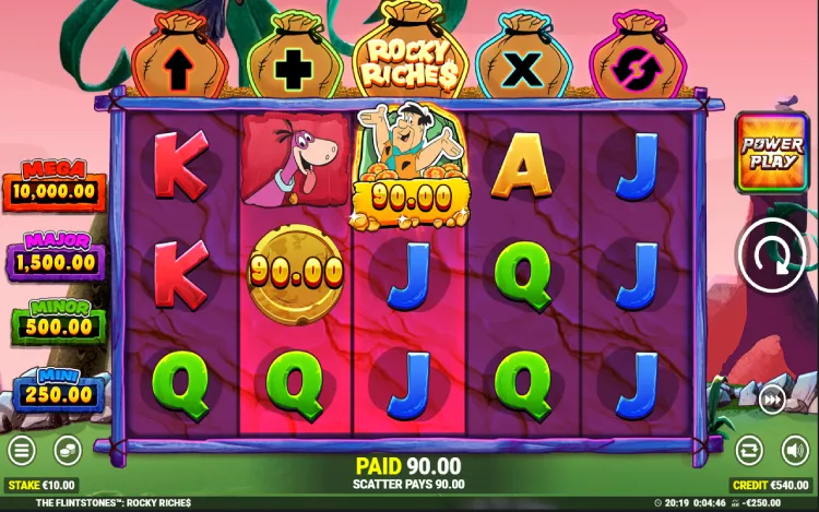 The Flintstones Rocky Riches - Collect Feature