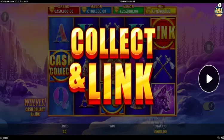 Wolves! Cash Collect & Link - Collect & Link Feature