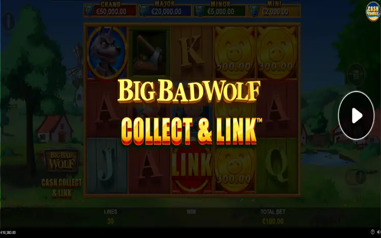 Big Bad Wolf Cash Collect & Link - Collect & Link Feature
