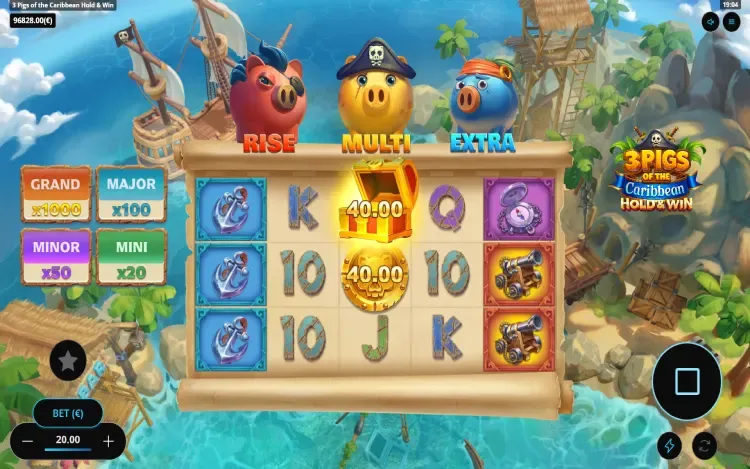 3 Pigs of the Caribbean - Collector Chest Feature