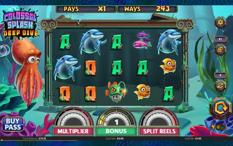 Colossal Splash Deep Dive RTP and Wagering