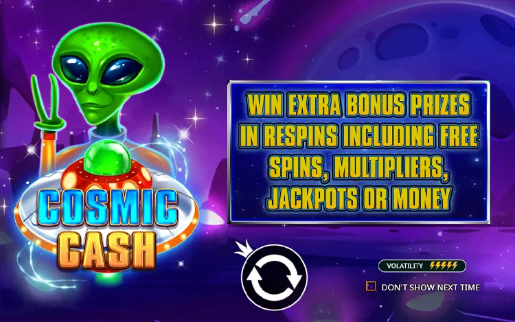 Cosmic Cash Feature