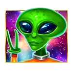 Cosmic Cash - Green Alien Symbol