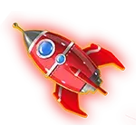 Cosmic Cash - Rocket Symbol
