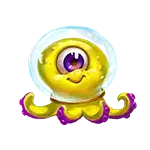 Cosmic Cash - Yellow Alien Symbol