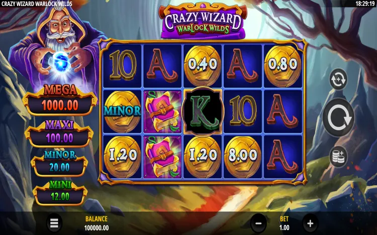 Crazy Wizard Warlocks Wilds - RTP and Wagerings