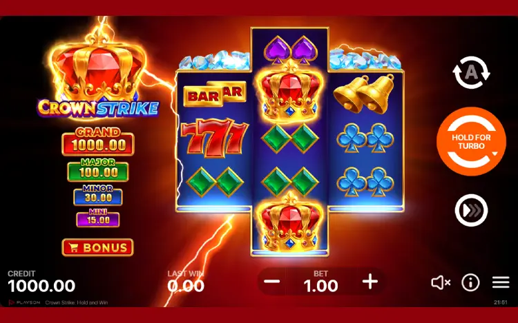 Crown Strike Hold and Win RTP