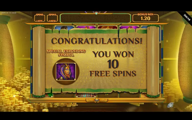 Crypt of the Dead Mobile Bonus