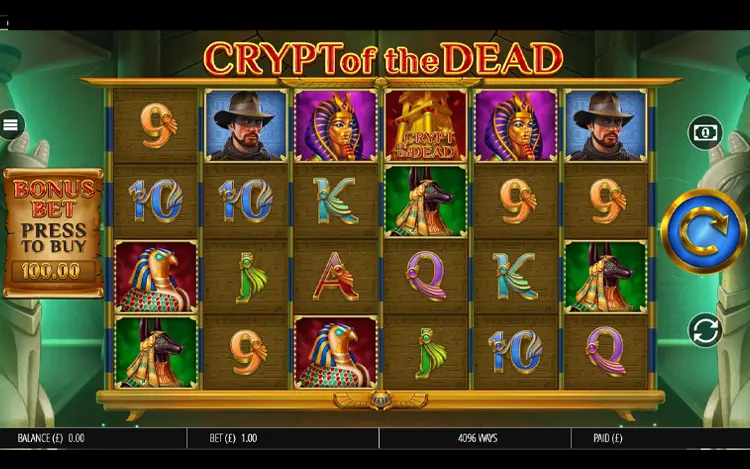 Crypt of the Dead RTP and Wagering