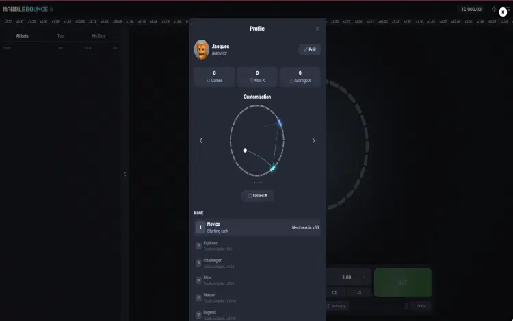Marble Bounce - Customisation