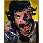 Cyborg (yellow background)
