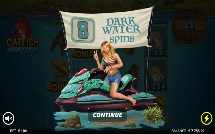 Catfish Hunters - Dark Water Spins Feature