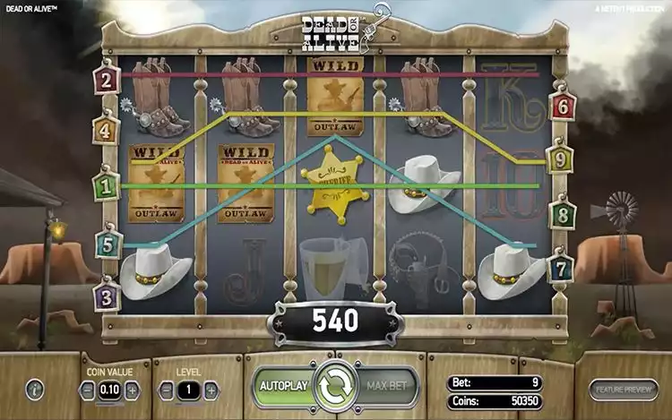 Dead or Alive RTP and Wagering