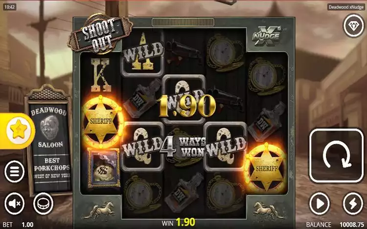 Deadwood Shoot Out Feature