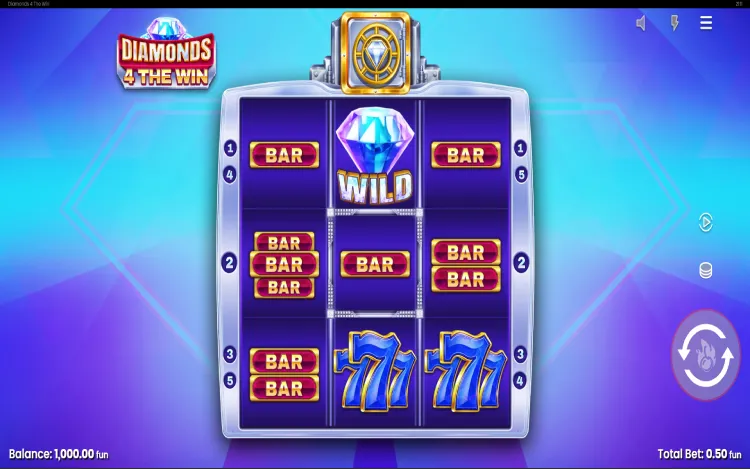 Diamonds 4 The Win - RTP and Wagering