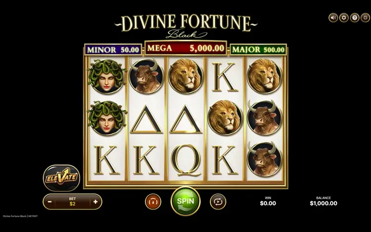 Divine Fortune Black - RTP and Wagering