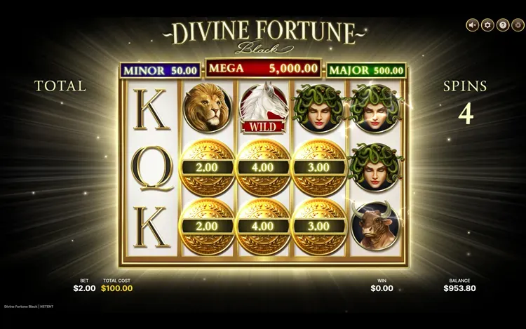 Divine Fortune Black - Wild Symbol