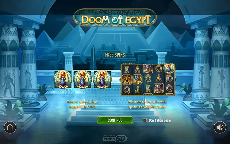 Doom of Egypt - Free Spins