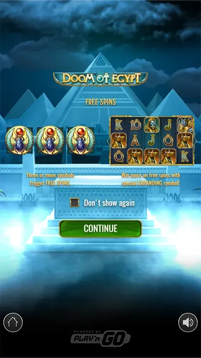 Doom of Egypt - Mobile Bonus Game