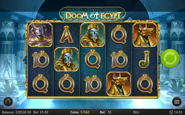 Doom of Egypt - RTP and Wagering