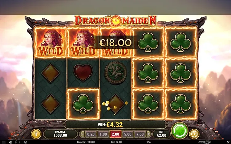 Dragon Maiden - Wild Symbol