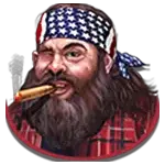 Duck Hunters - Bearded Hunter Symbol