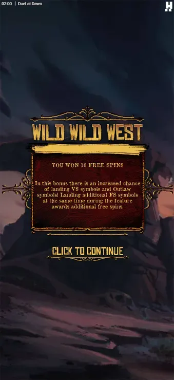 Duel at Dawn - Mobile Bonus Game