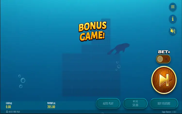 Eager Beavers - Cash Bonus Game