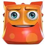 Energoonz - Orange Alien Symbol