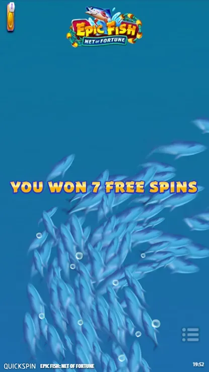Epic Fish Net of Fortune - Mobile Bonus Game