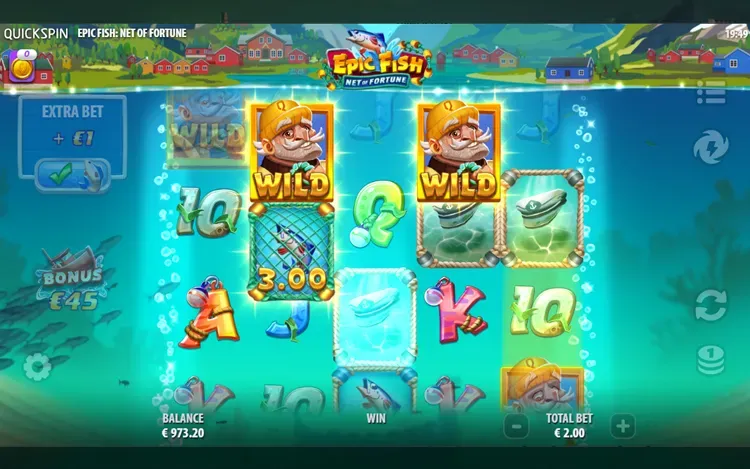 Epic Fish Net of Fortune - Net Respin Feature