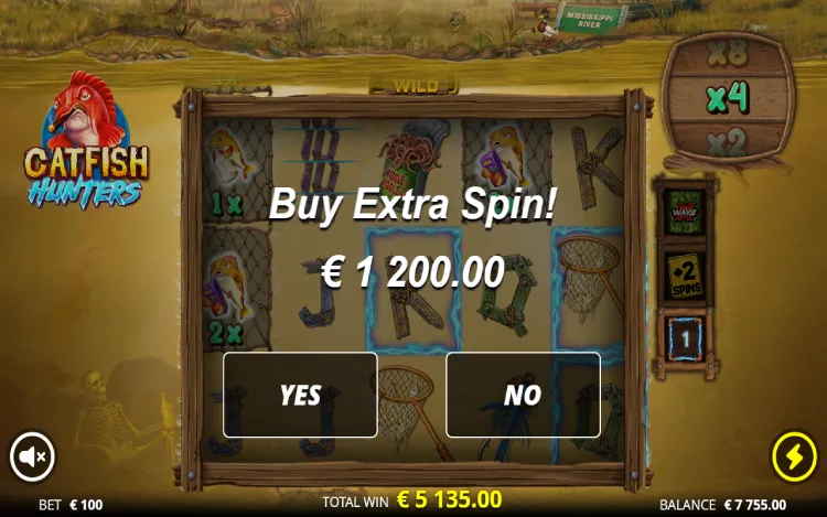 Catfish Hunters - Extra Spin Feature