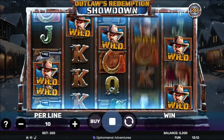 Outlaw's Redemption – Showdown - Extra Wilds Feature