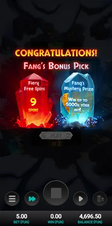 Fangs Inferno - Mobile Bonus Game