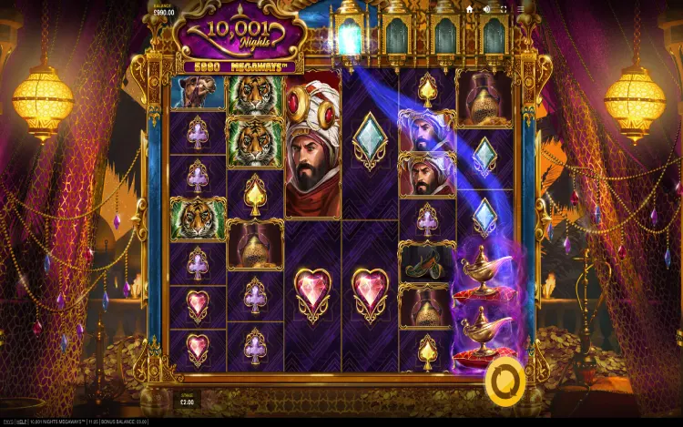 10001 Nights Megaways - Feature Collection (Magic Lamps) Feature