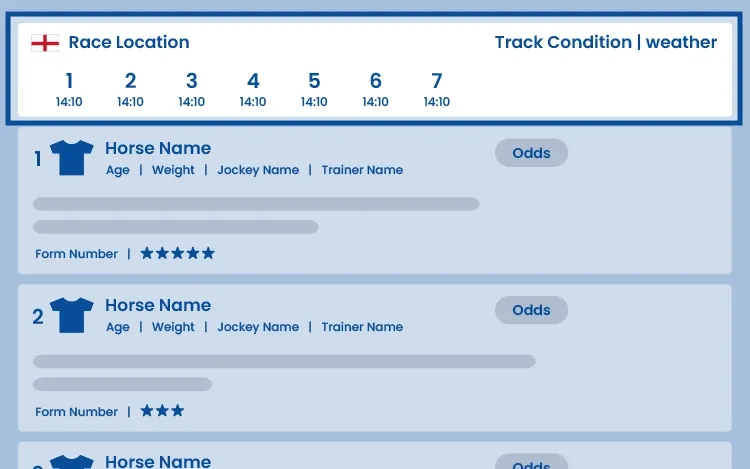 Find the Race you Want to Bet On