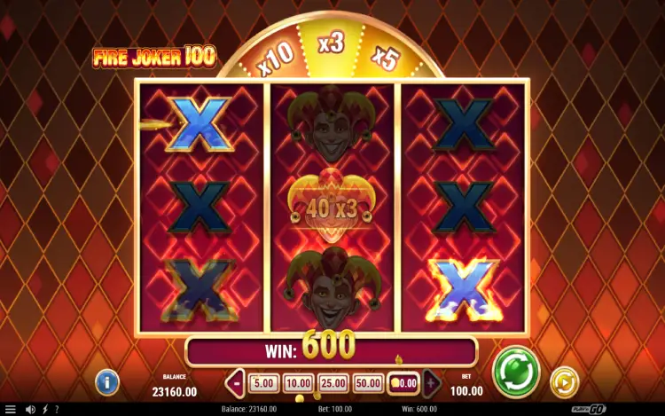 Fire Joker 100 Mobile Features - Simple Win