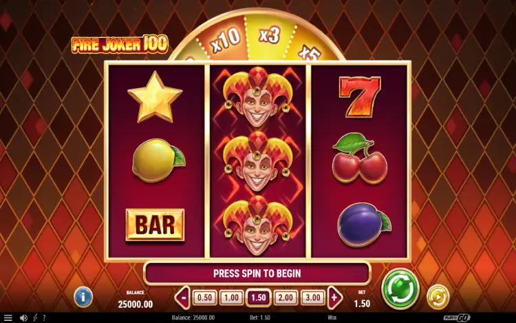 Fire Joker 100 - RTP and Wagering