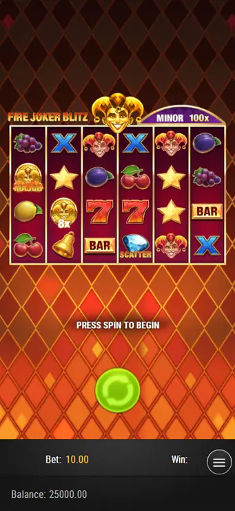 Fire Joker Blitz - Mobile Base Game