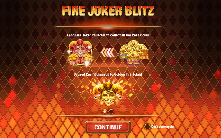 Fire Joker Blitz Feature