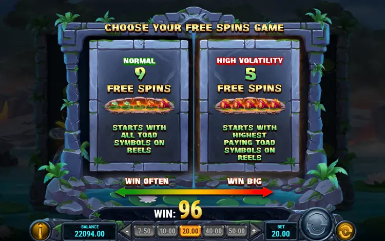 Fire Toad 2 - Bonus Mobile Feature