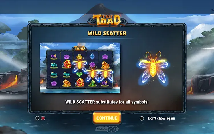 Fire Toad - Wild Symbol